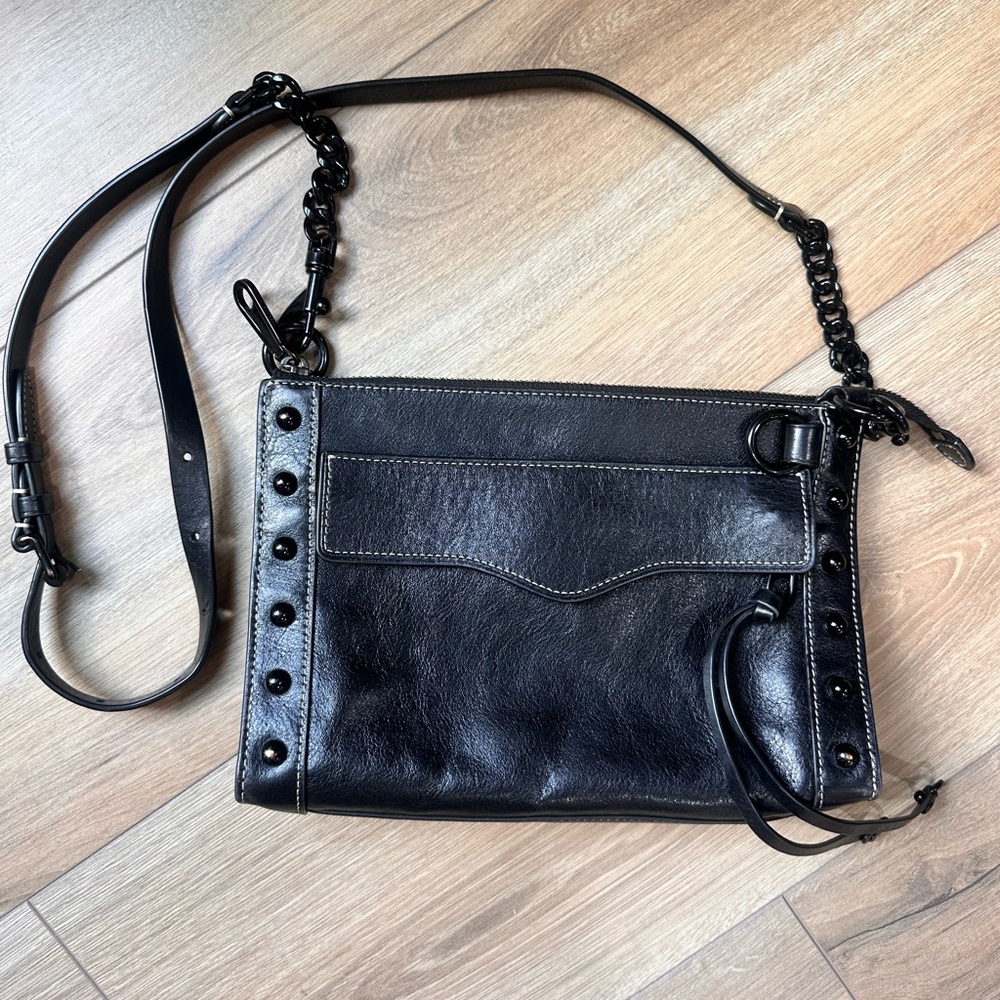 Rebecca Minkoff MAB Studded Leather Crossbody Bag